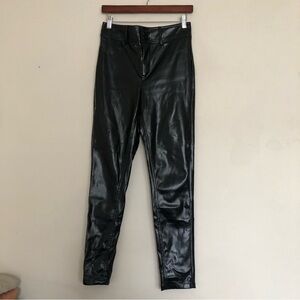 XLE high waisted patent faux leather pants
